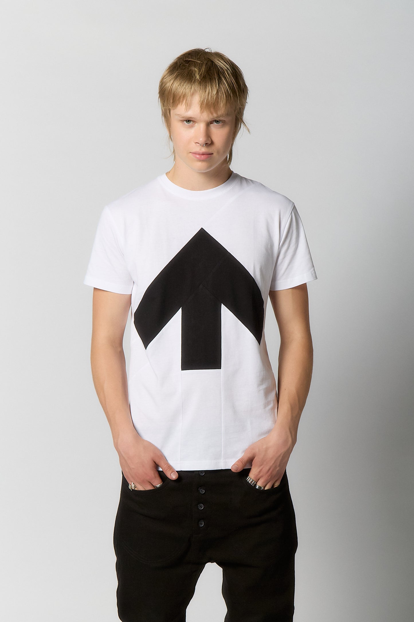 Up-shirt for men | White, black