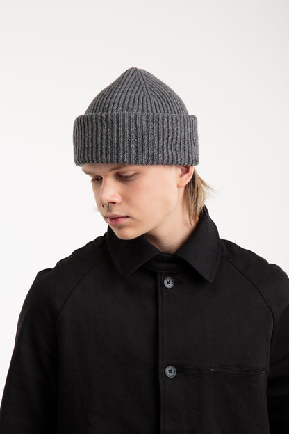 Seamless Unisex Hat from recycled wool | Grey