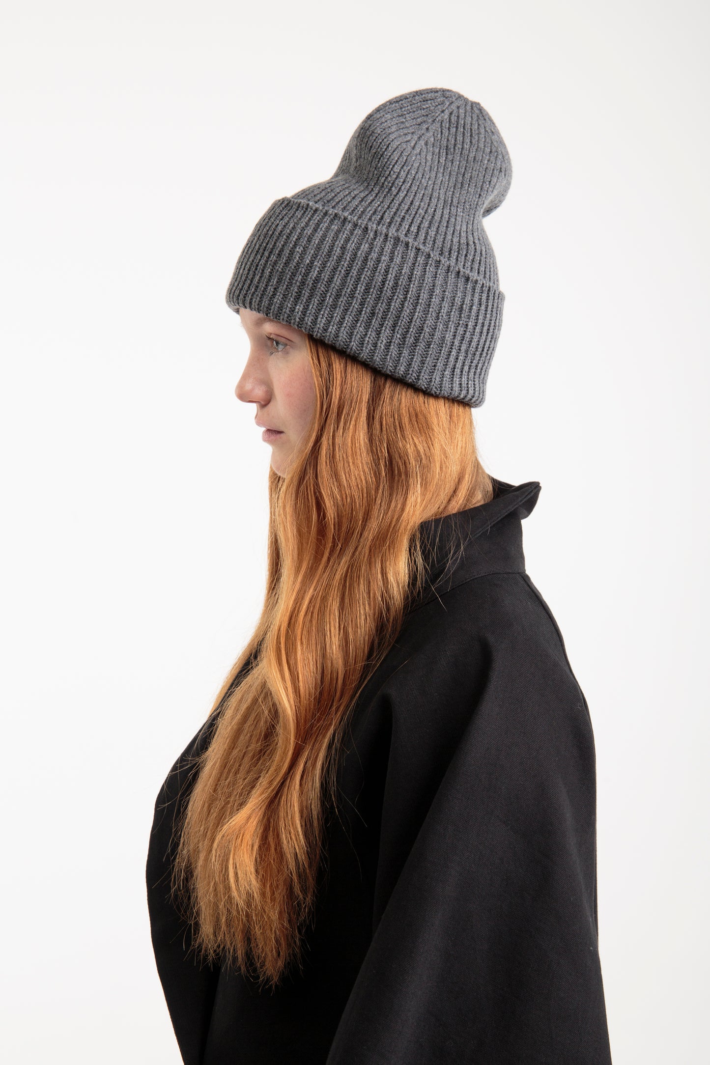 Seamless Unisex Hat from recycled wool | Grey