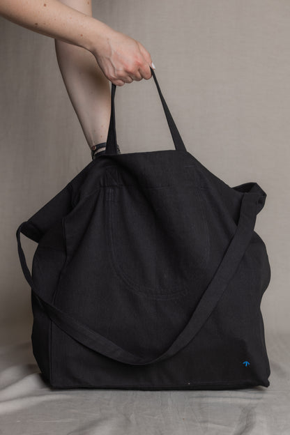 Denim bag | Black