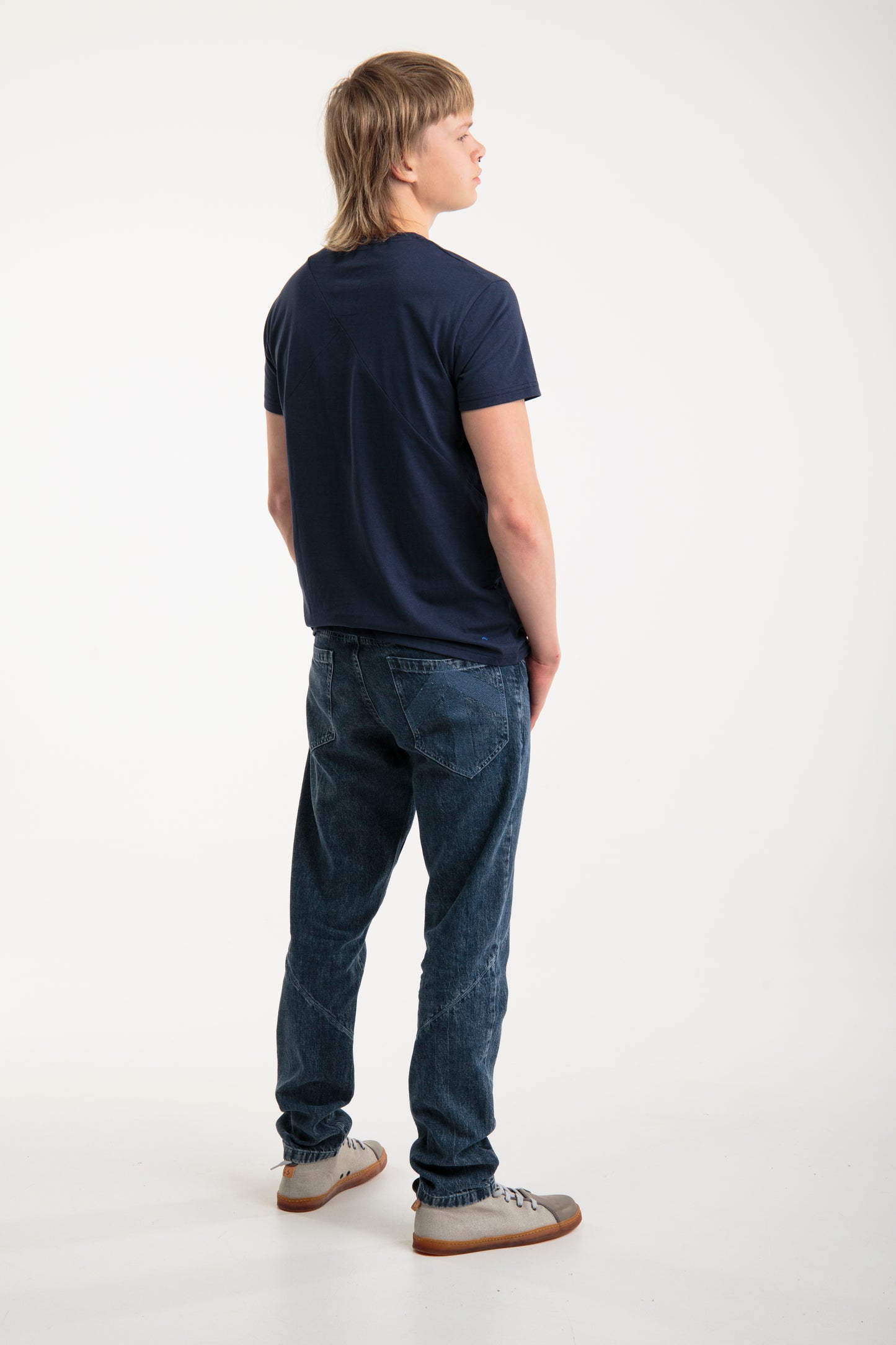 Up-shirt for men | Dark blue, tricolor