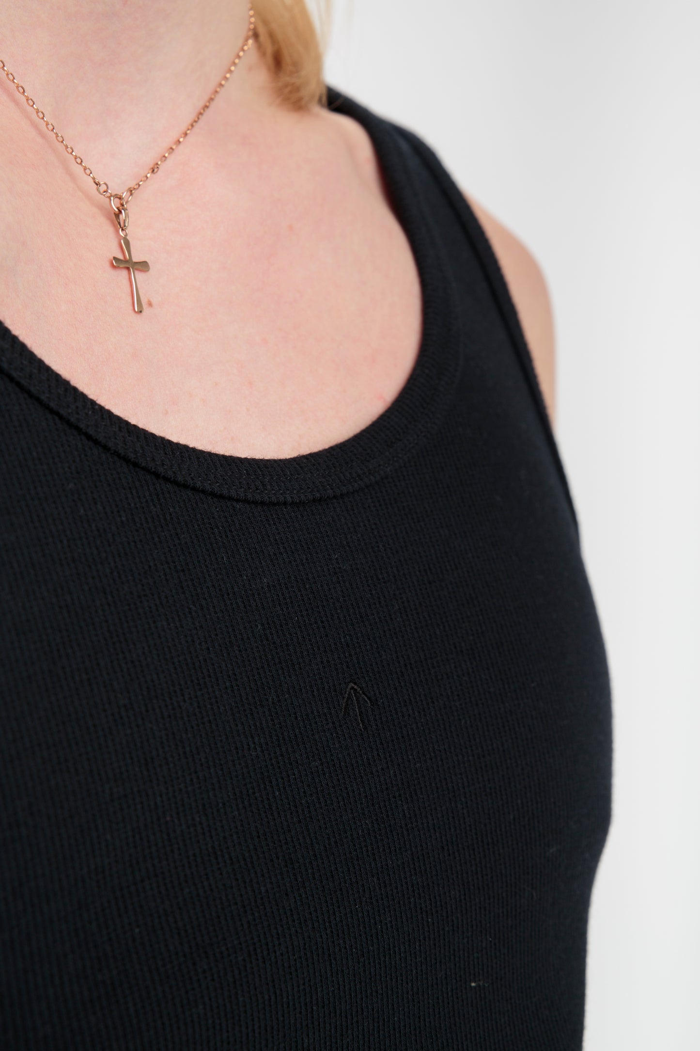 Tank top for men, Basic | Black