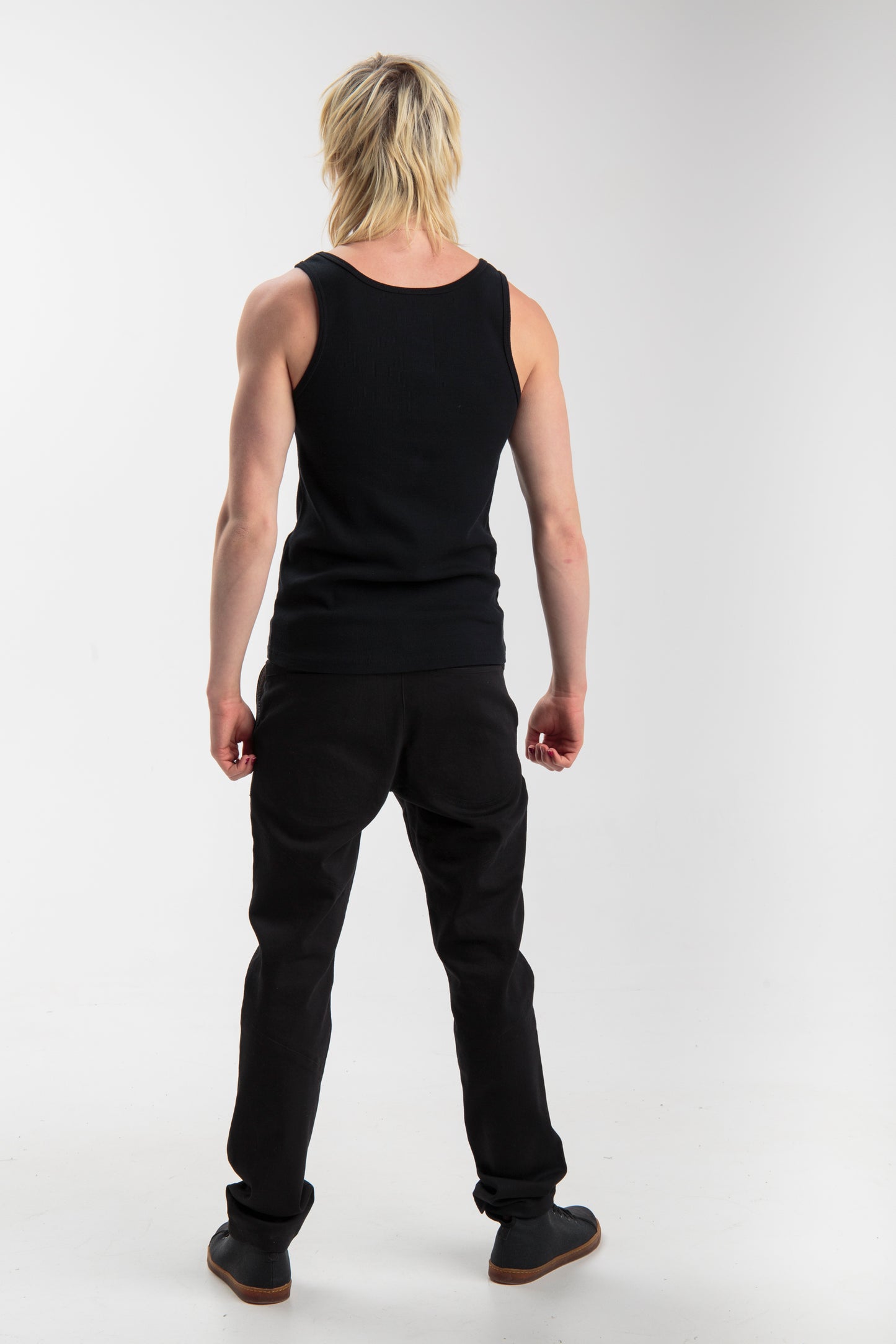 Tank top for men, Basic | Black
