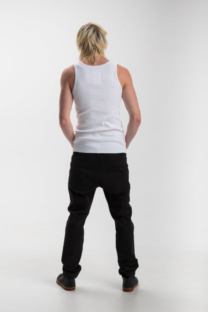 Tank top for men, Basic | White