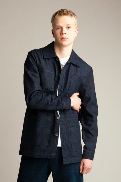 Men's denim jacket | Dark blue