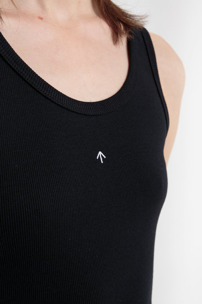 Tank top for women, Basic | Black