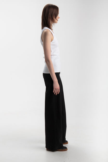 Tank top for women, Basic | White