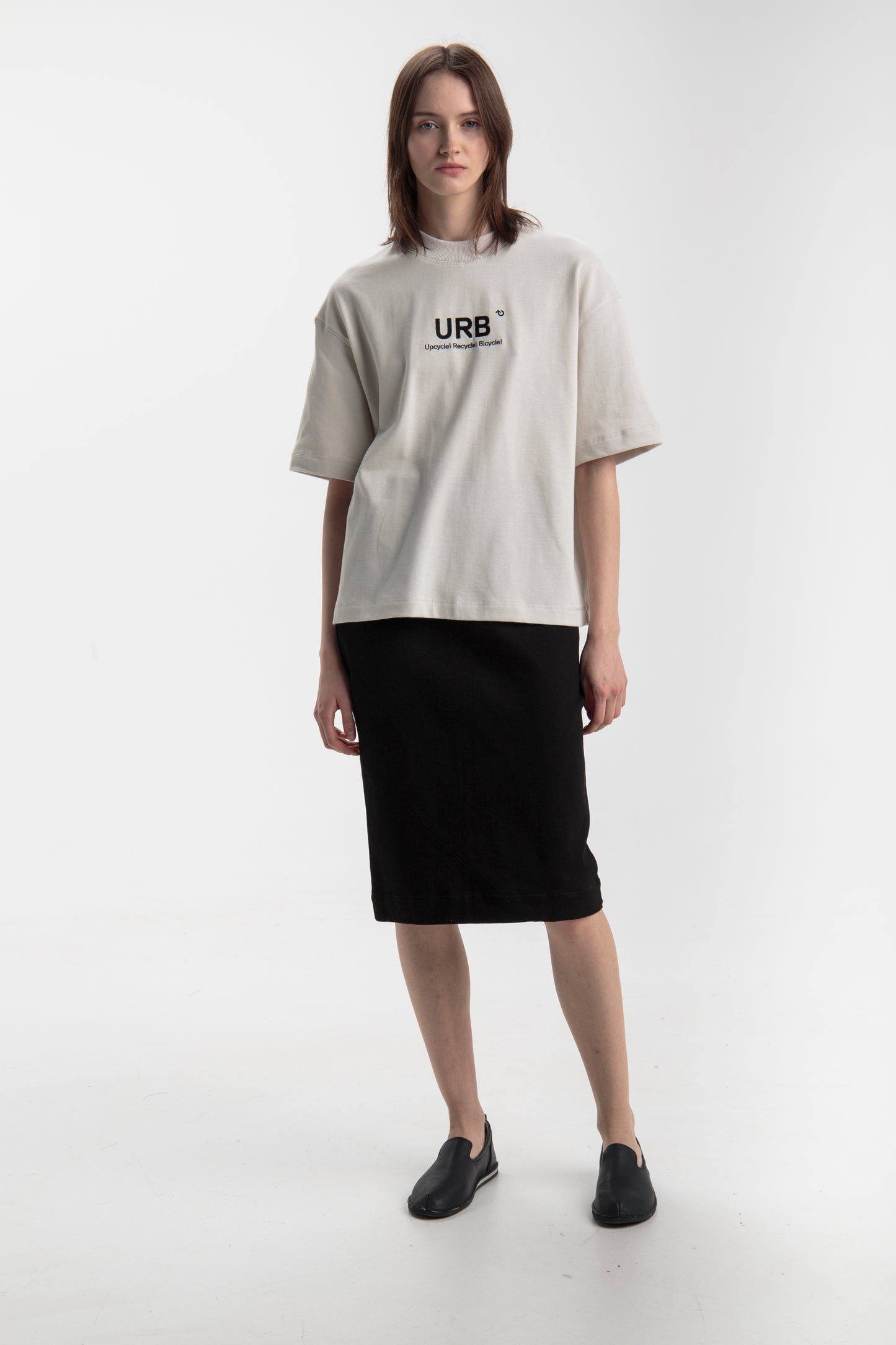 Oversized T-shirt for Women, URB I Beige