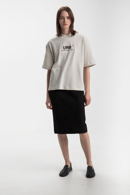 Oversized T-shirt for Women, URB I Beige