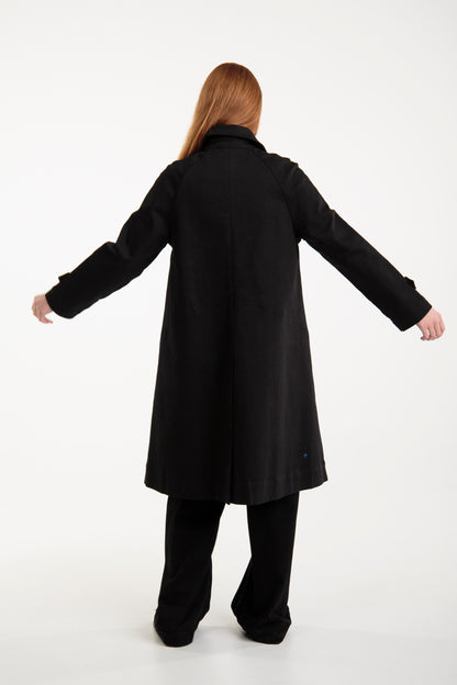 Denim coat for women | Black
